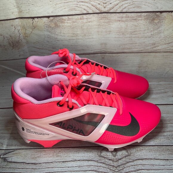 Nike Alpha Menace 4 Pro Pink Football Cleats Men\'s Size 11.5 NEW W/O BOX main image 7